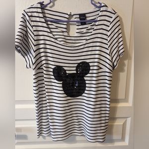 Torrid Disney sequin Mickey Mouse shirt
